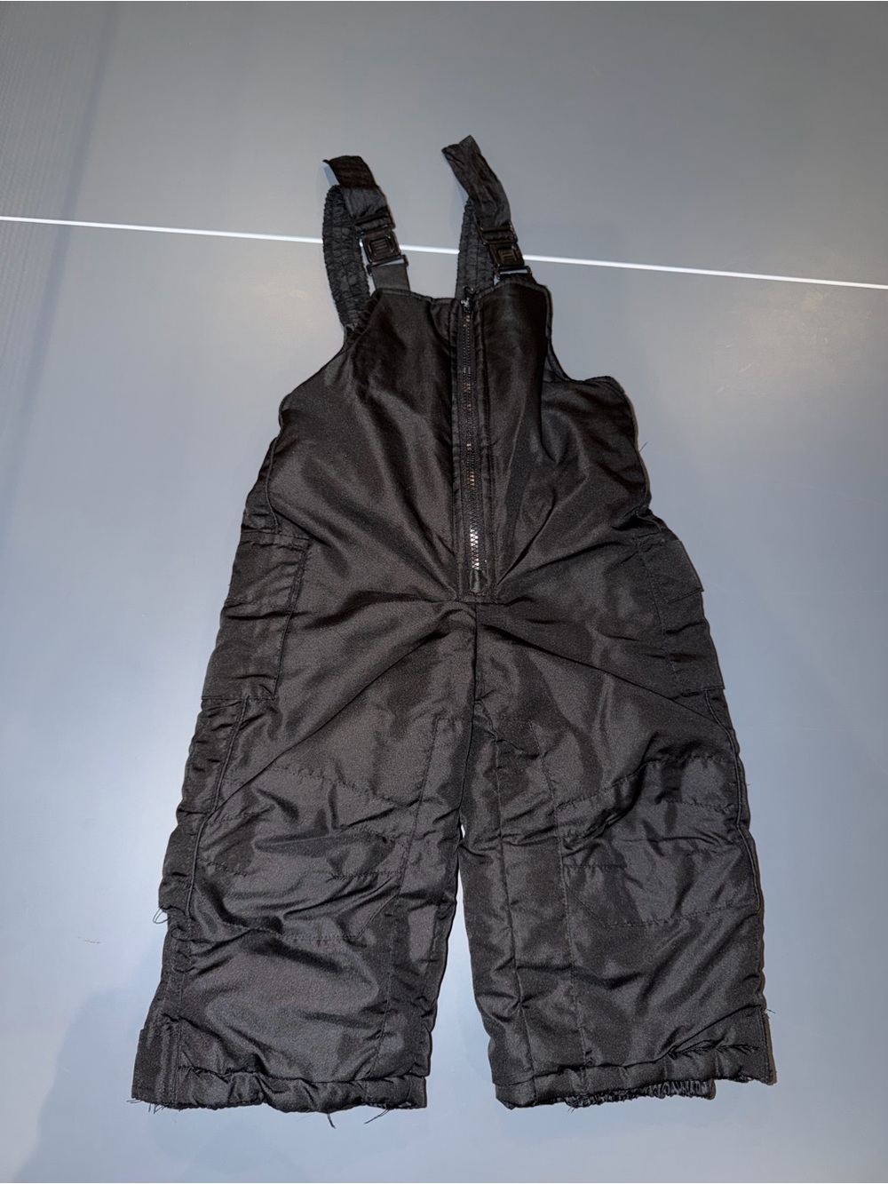 Rothschild Black snow pants bibs overalls sz 24 months